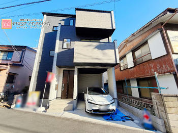 外観 : 窓から取りこまれた柔らかな光が交錯する住宅　この場所で紡がれる未来はきっとステキなものに | 志木市本町13期の家　全2邸　1号棟(志木市&nbsp;新築一戸建て)
