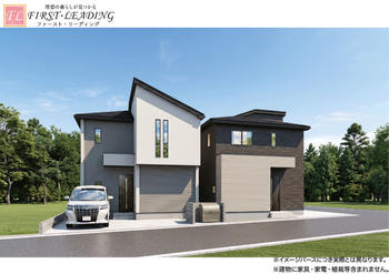 外観 : 窓から取りこまれた柔らかな光が交錯する住宅　この場所で紡がれる未来はきっとステキなものに | 富士見市羽沢15期の家　全4邸　1号棟(富士見市&nbsp;新築一戸建て)